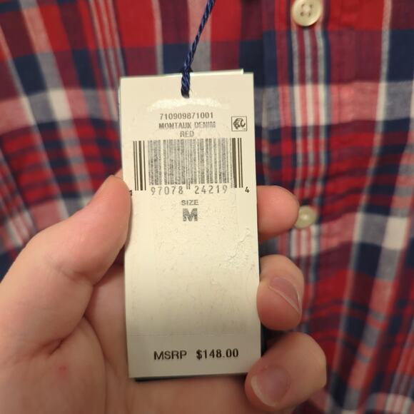 NWT Polo Ralph Lauren Classic Fit Madras Popover Shirt Sz Medium - Picture 4 of 6